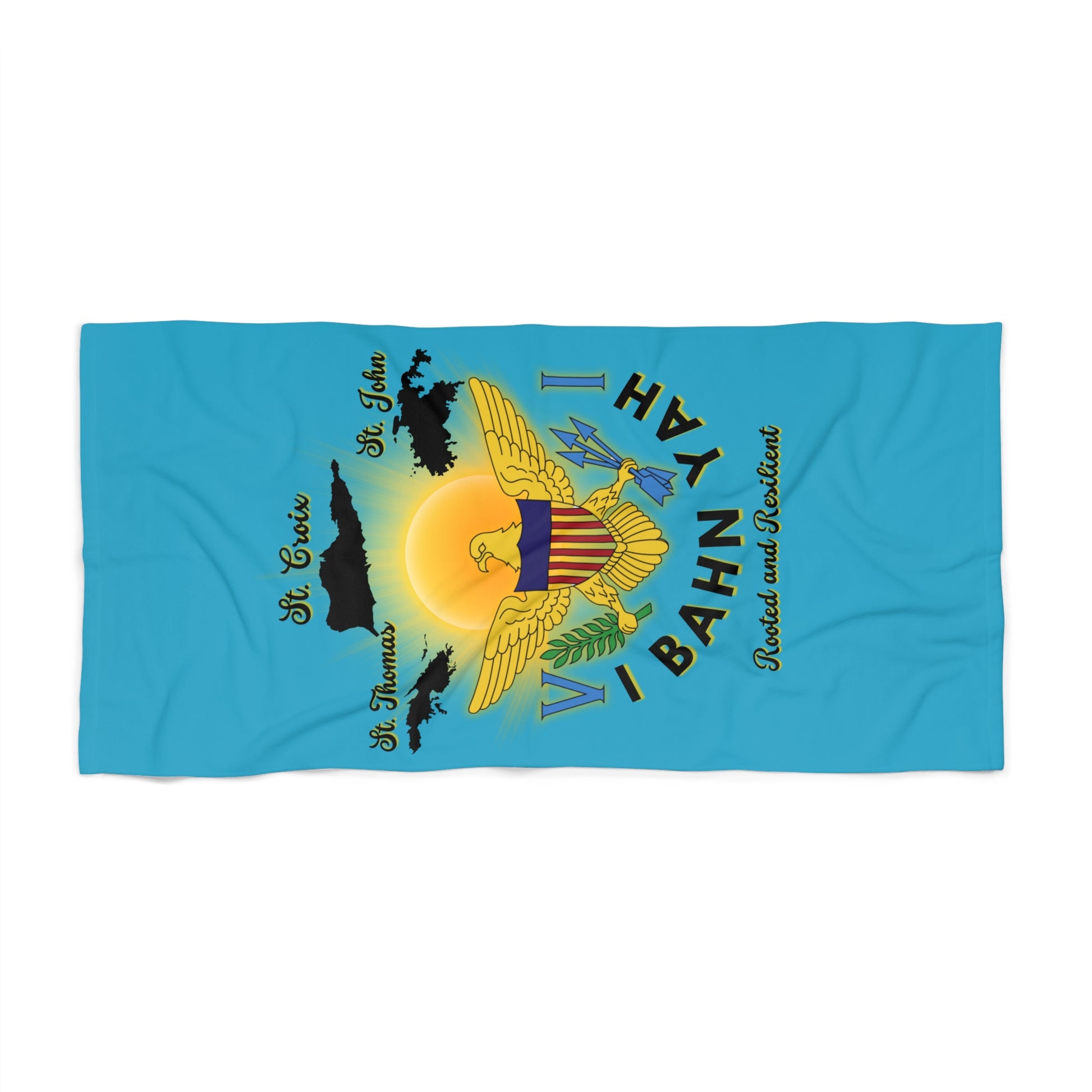 "I Bahn Yah" Beach Towel