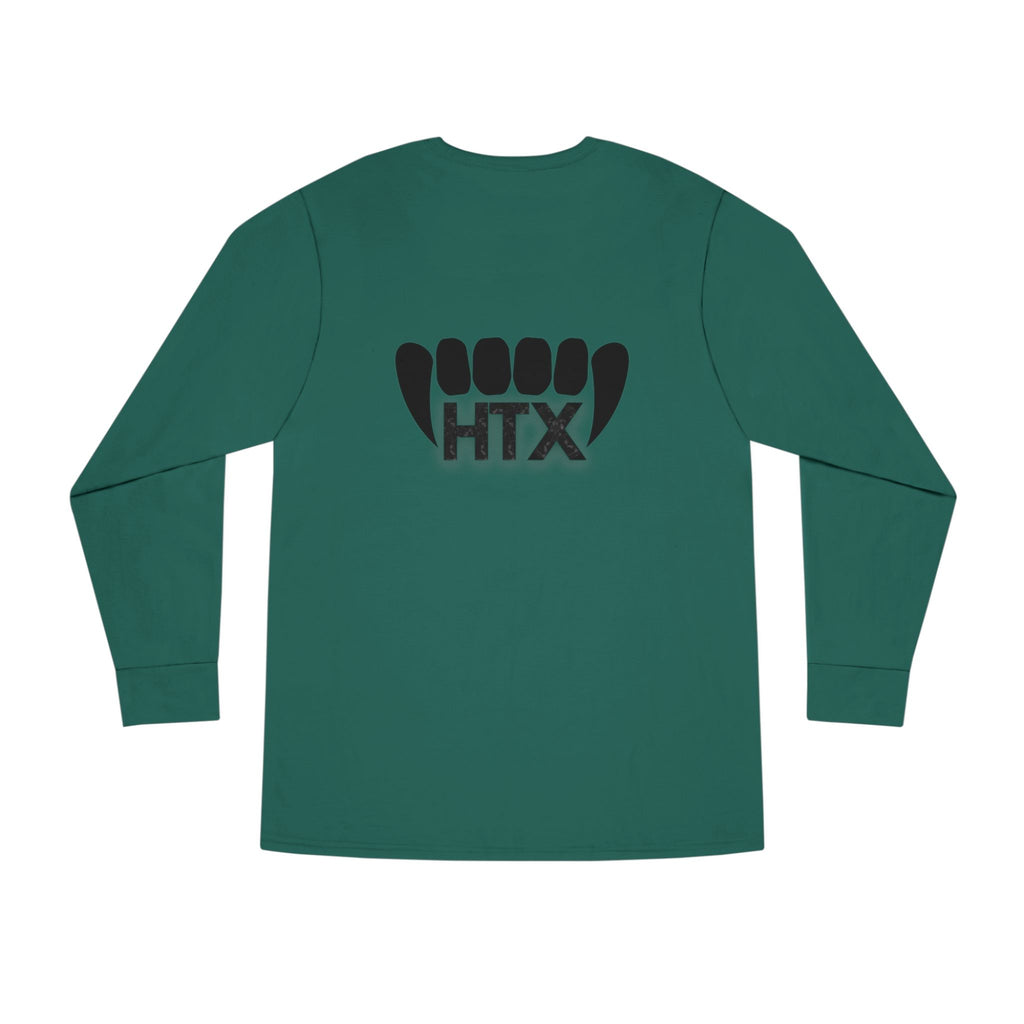 Long Sleeve Tee ZOOston Zebra Edition Black & White Drip Subtle Stylish