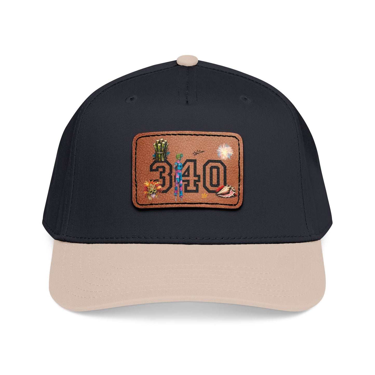 Hams Bluff 340 Leather Patch Baseball Cap