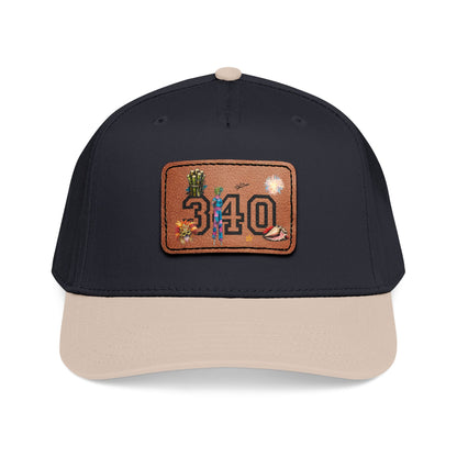 Hams Bluff 340 Leather Patch Baseball Cap