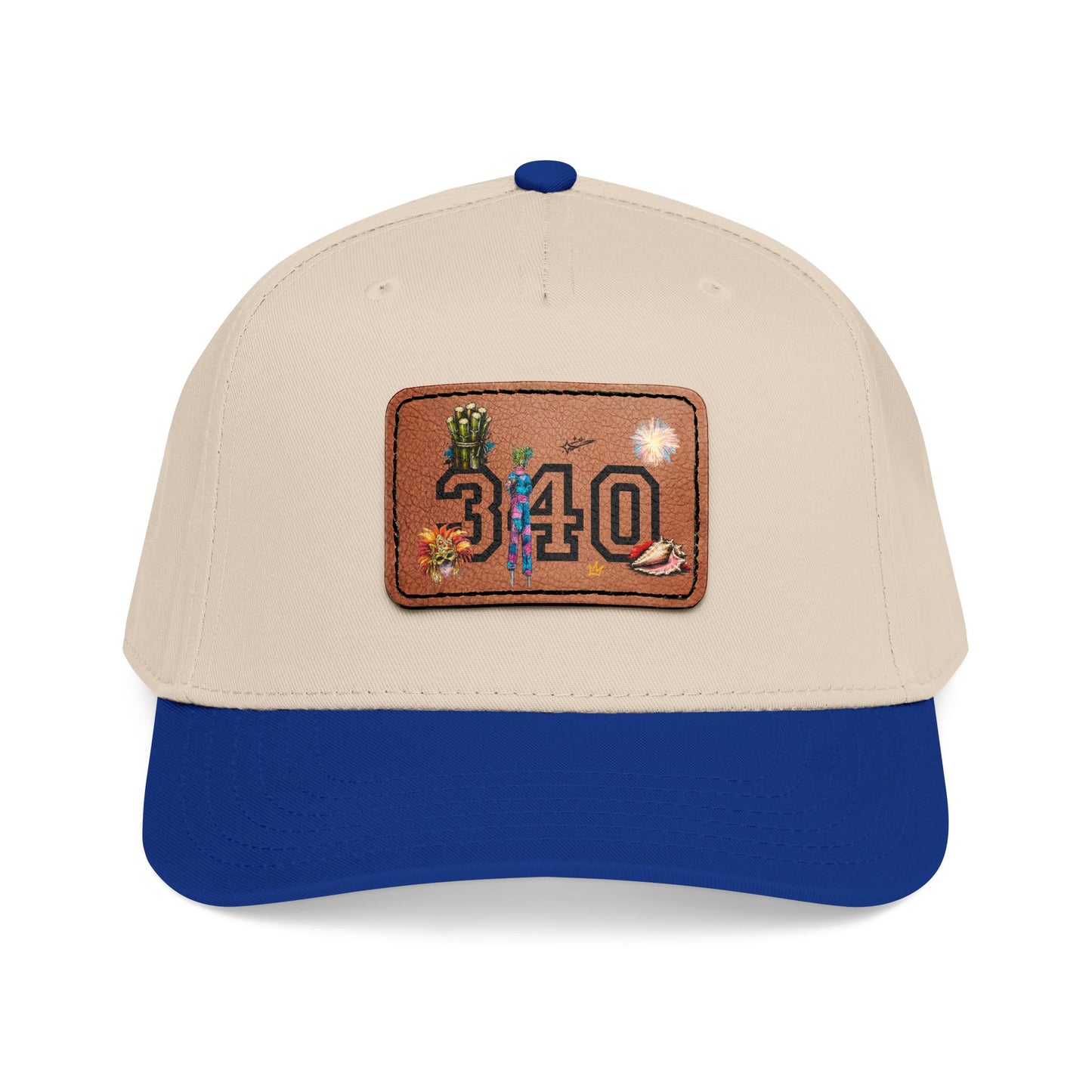 Hams Bluff 340 Leather Patch Baseball Cap