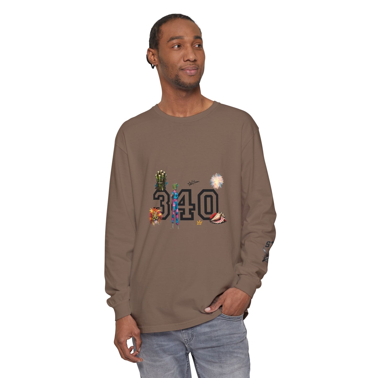 Cruz 340 Long Sleeve Tee — Island Vibes Graphic Shirt