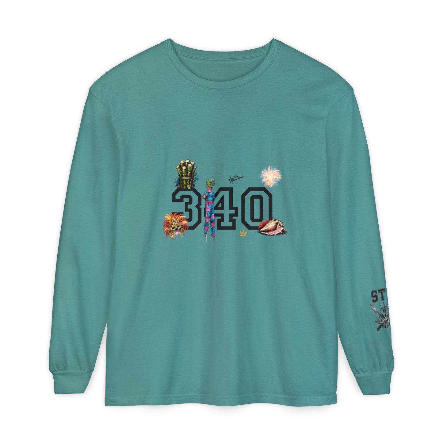 Cruz 340 Long Sleeve Tee — Island Vibes Graphic Shirt