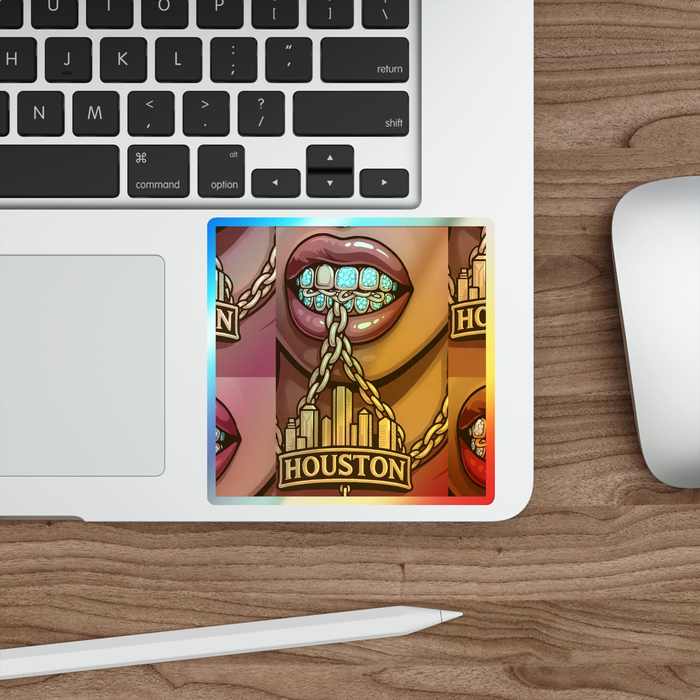 Sticker Set - Apply Pressure Holographic Die-cut Stickers