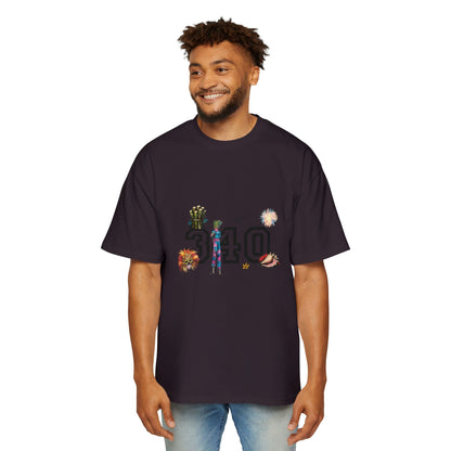 Cruz 340 Graphic Tee — Beach Vibes Men’s Oversized T-Shirt