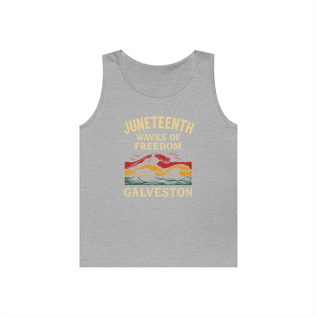 Tank Top Waves of Freedom Juneteenth Design