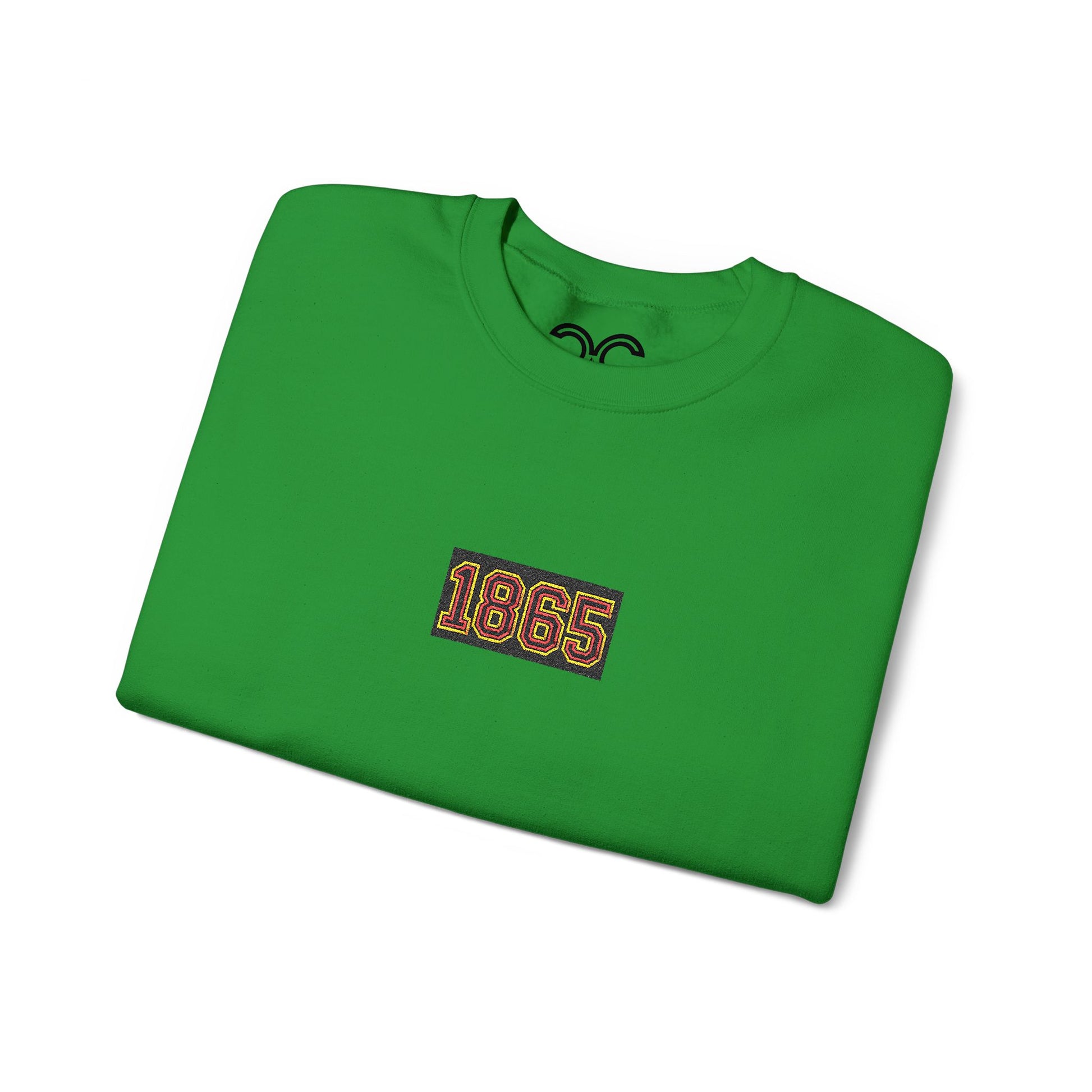 Juneteenth 1865 Crewneck Sweatshirt - Gold Red Black Green Colors