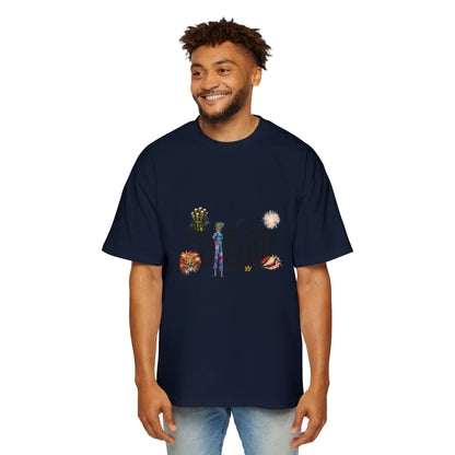 Cruz 340 Graphic Tee — Beach Vibes Men’s Oversized T-Shirt