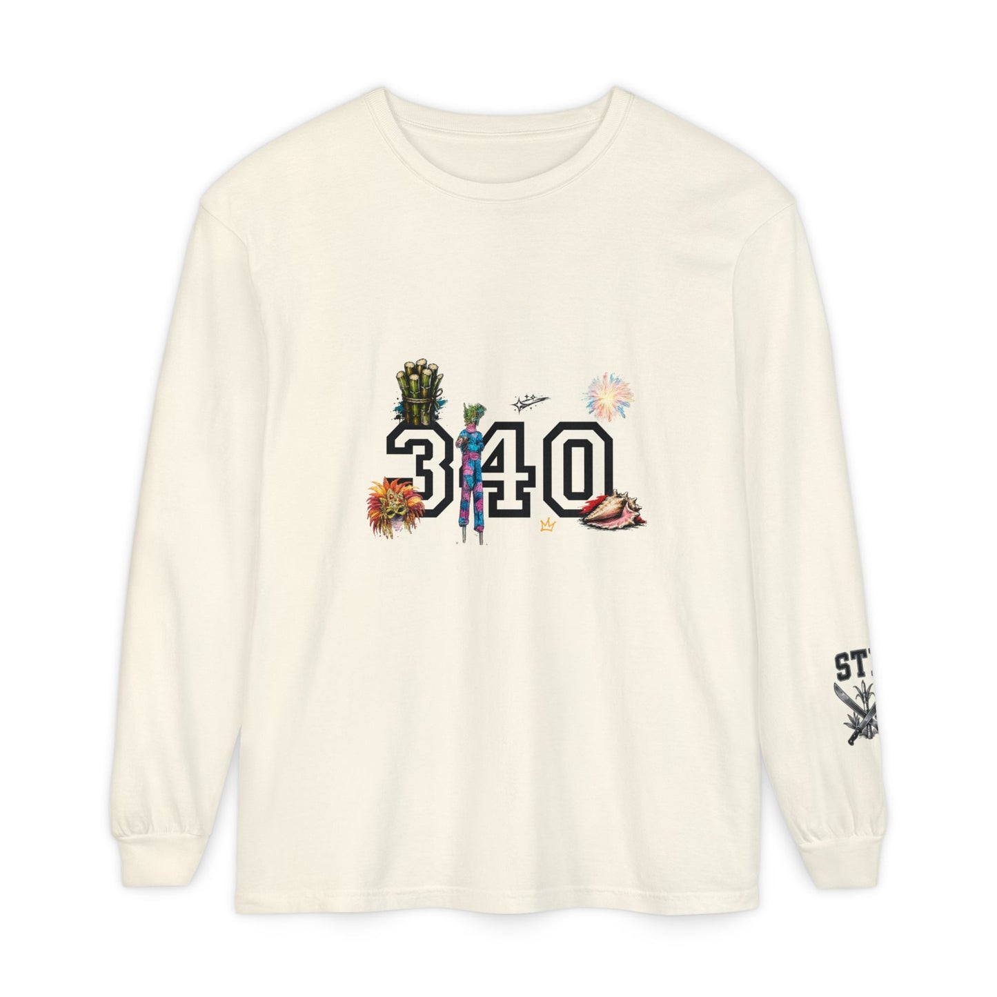 Cruz 340 Long Sleeve Tee — Island Vibes Graphic Shirt