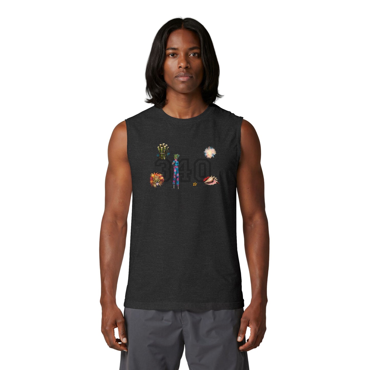 St. Croix Islands Muscle Tank — "340"