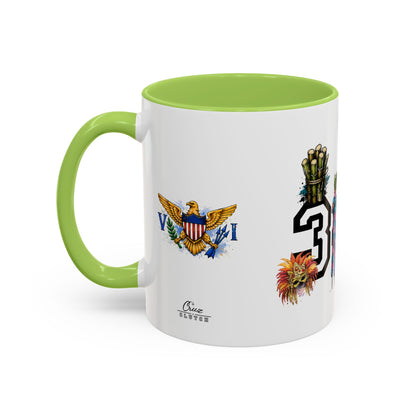 Accent Coffee Mug — "The islands don't leave you." St. Croix Inspired 11/15oz