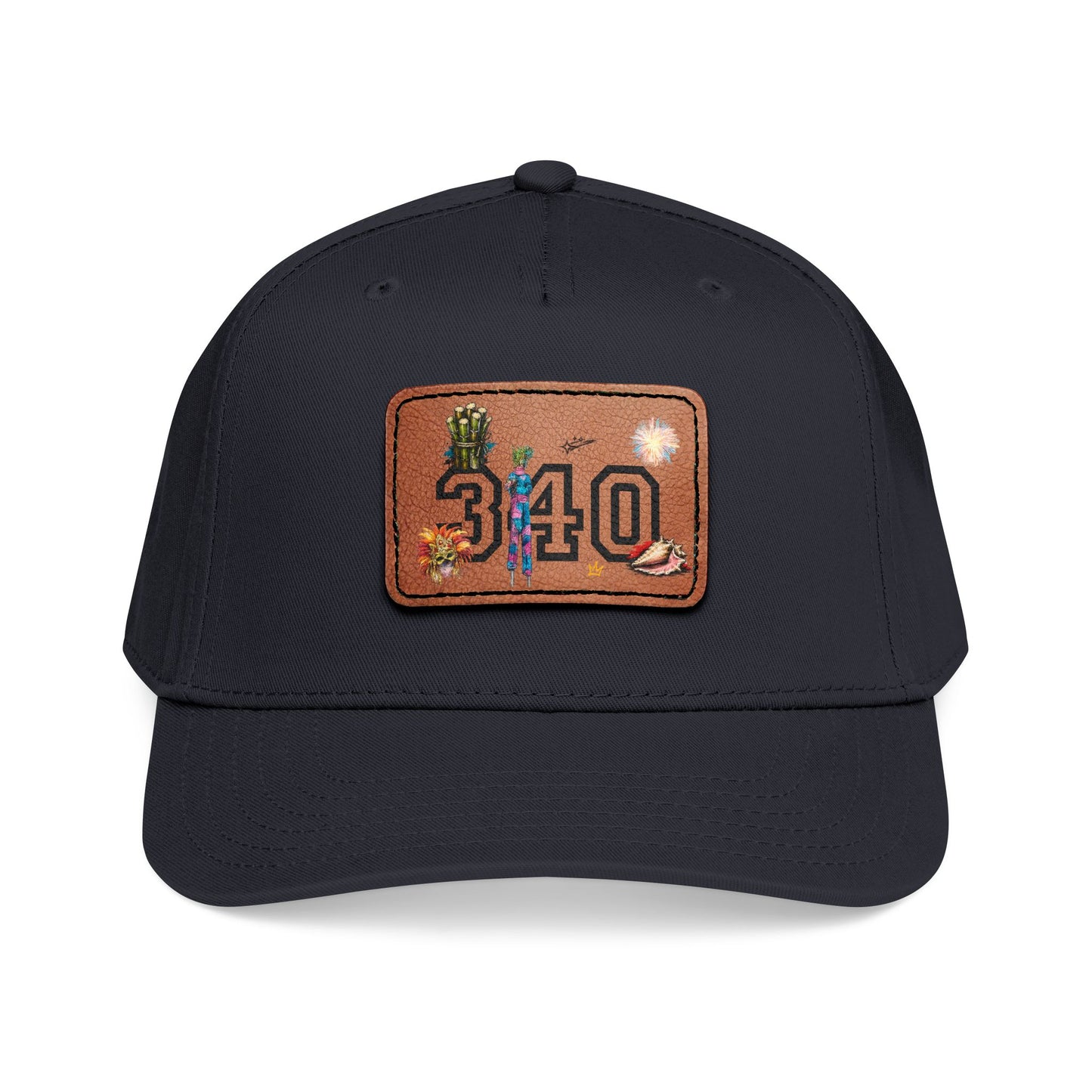 Hams Bluff 340 Leather Patch Baseball Cap