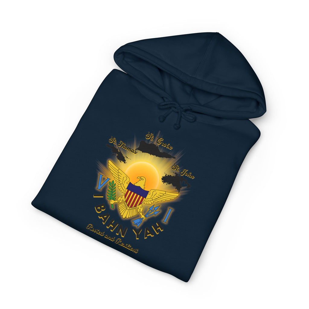 I Bahn Yah Hoodie - Caribbean‑American Backyard Vibes Heavyweight Sweatshirt