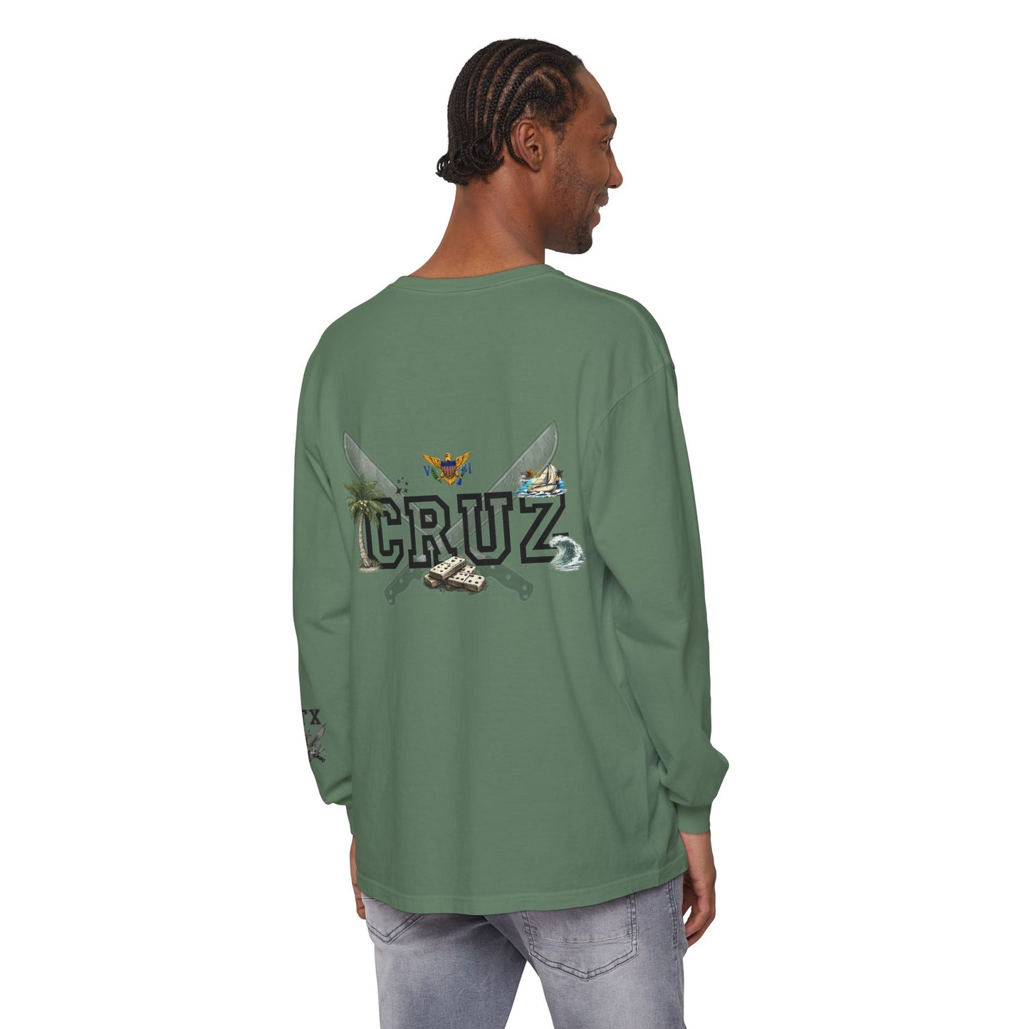 Cruz 340 Long Sleeve Tee — Island Vibes Graphic Shirt
