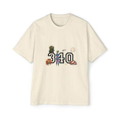 Cruz 340 Graphic Tee — Beach Vibes Men’s Oversized T-Shirt