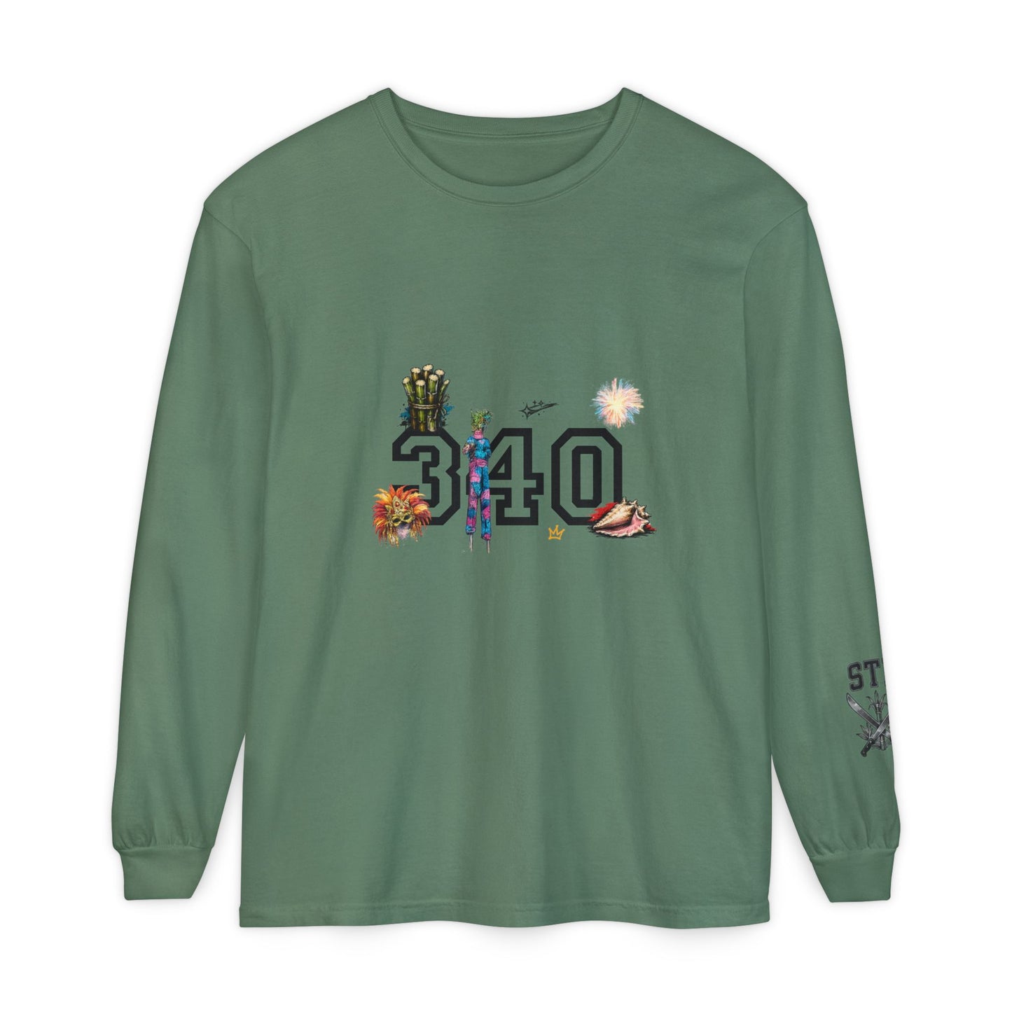 Cruz 340 Long Sleeve Tee — Island Vibes Graphic Shirt