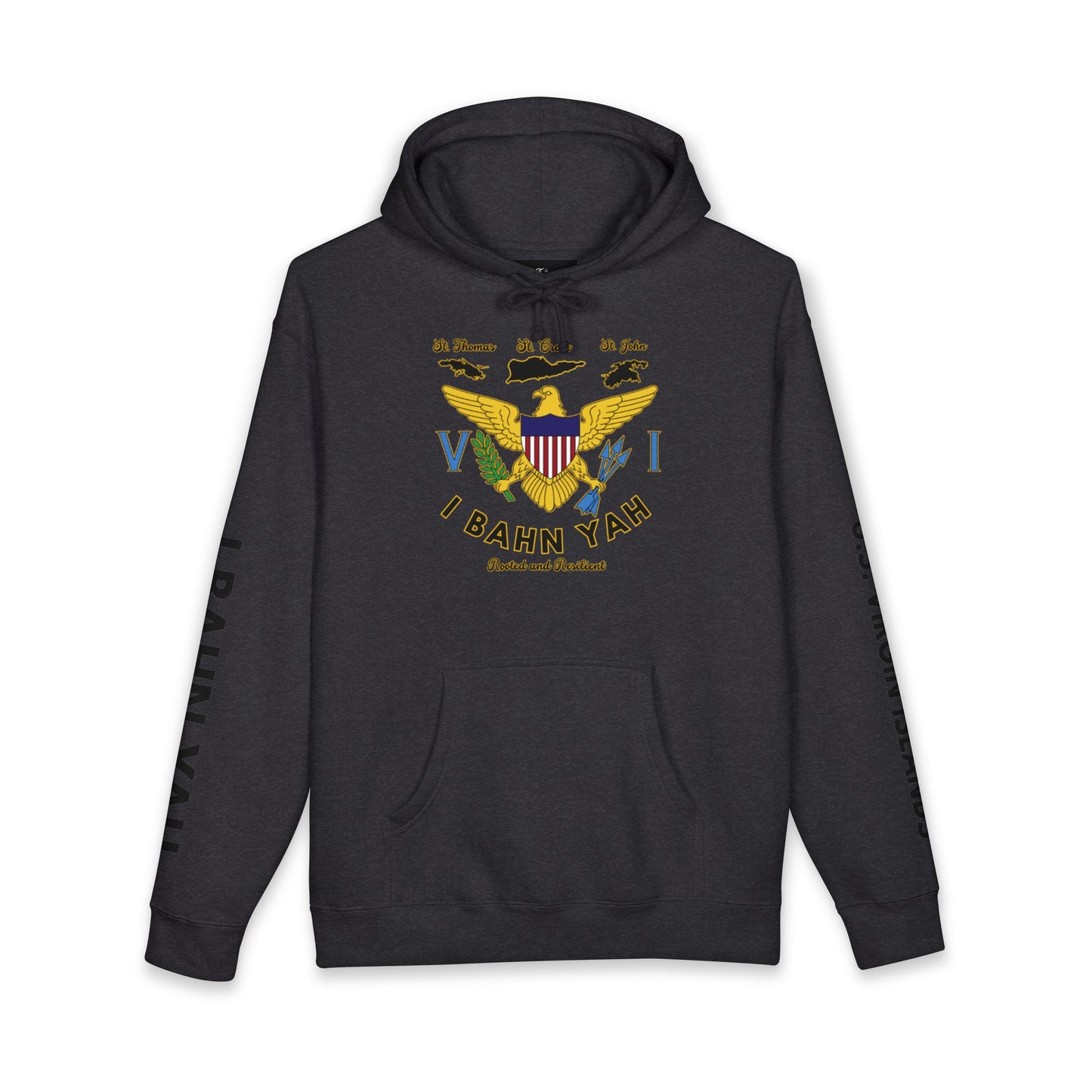 I Bahn Yah Hoodie - Caribbean Backyard Vibes Heavyweight Sweatshirt