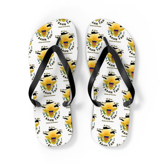 " I Bahn Yah" Flip Flops - Light Steps, Heavy Roots | Summer Beach Sandals