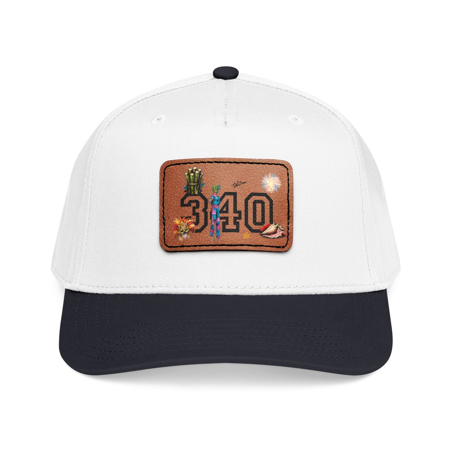 Hams Bluff 340 Leather Patch Baseball Cap