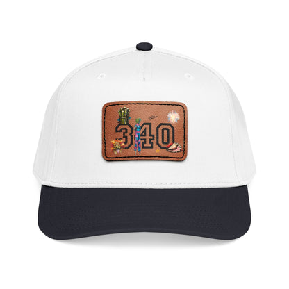 Hams Bluff 340 Leather Patch Baseball Cap