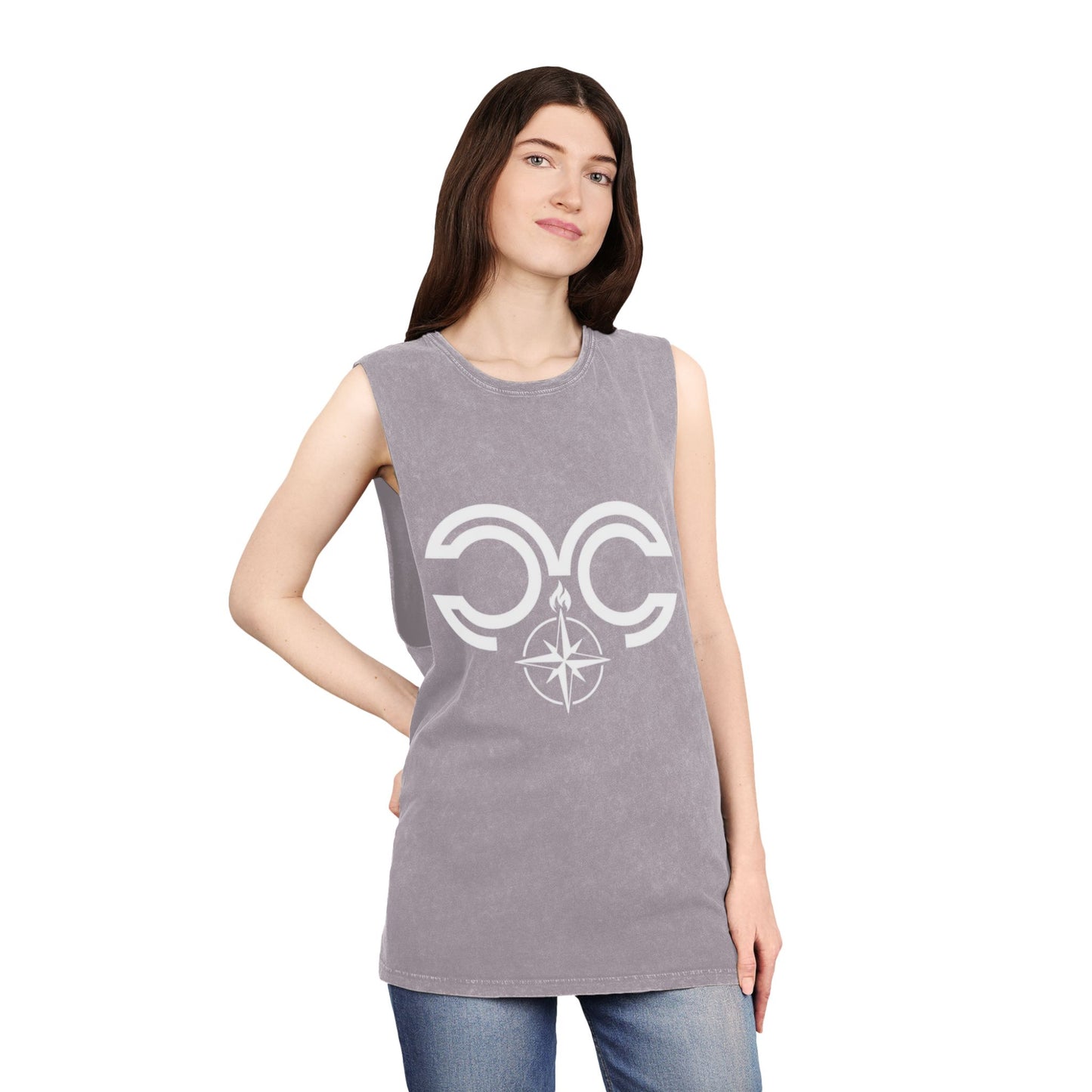 Stonewash Tank Top OG Monogram Hustle Heritage Tank