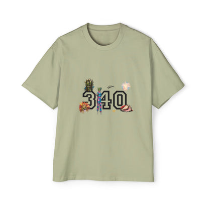 Cruz 340 Graphic Tee — Beach Vibes Men’s Oversized T-Shirt