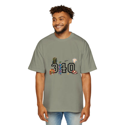 Cruz 340 Graphic Tee — Beach Vibes Men’s Oversized T-Shirt