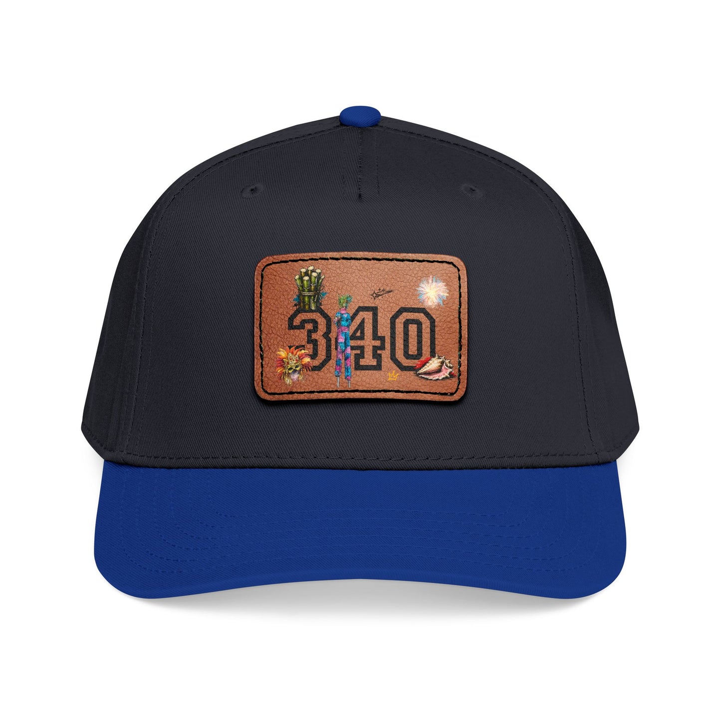 Hams Bluff 340 Leather Patch Baseball Cap