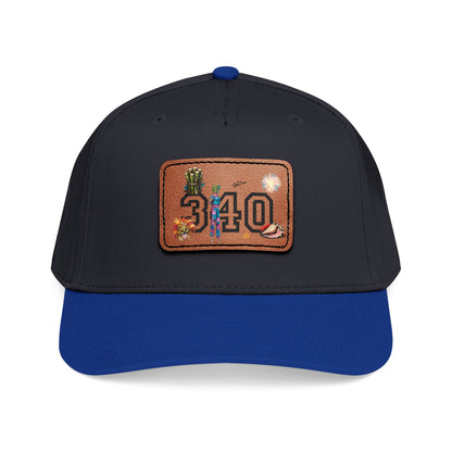 Hams Bluff 340 Leather Patch Baseball Cap