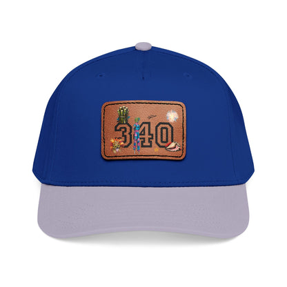 Hams Bluff 340 Leather Patch Baseball Cap