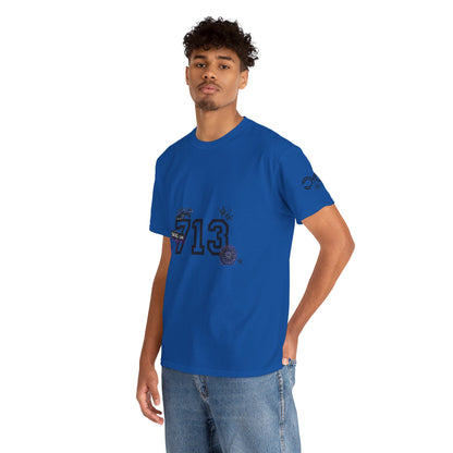 713 Clutch Graphic Tee — Houston Pride Sports Number Shirt
