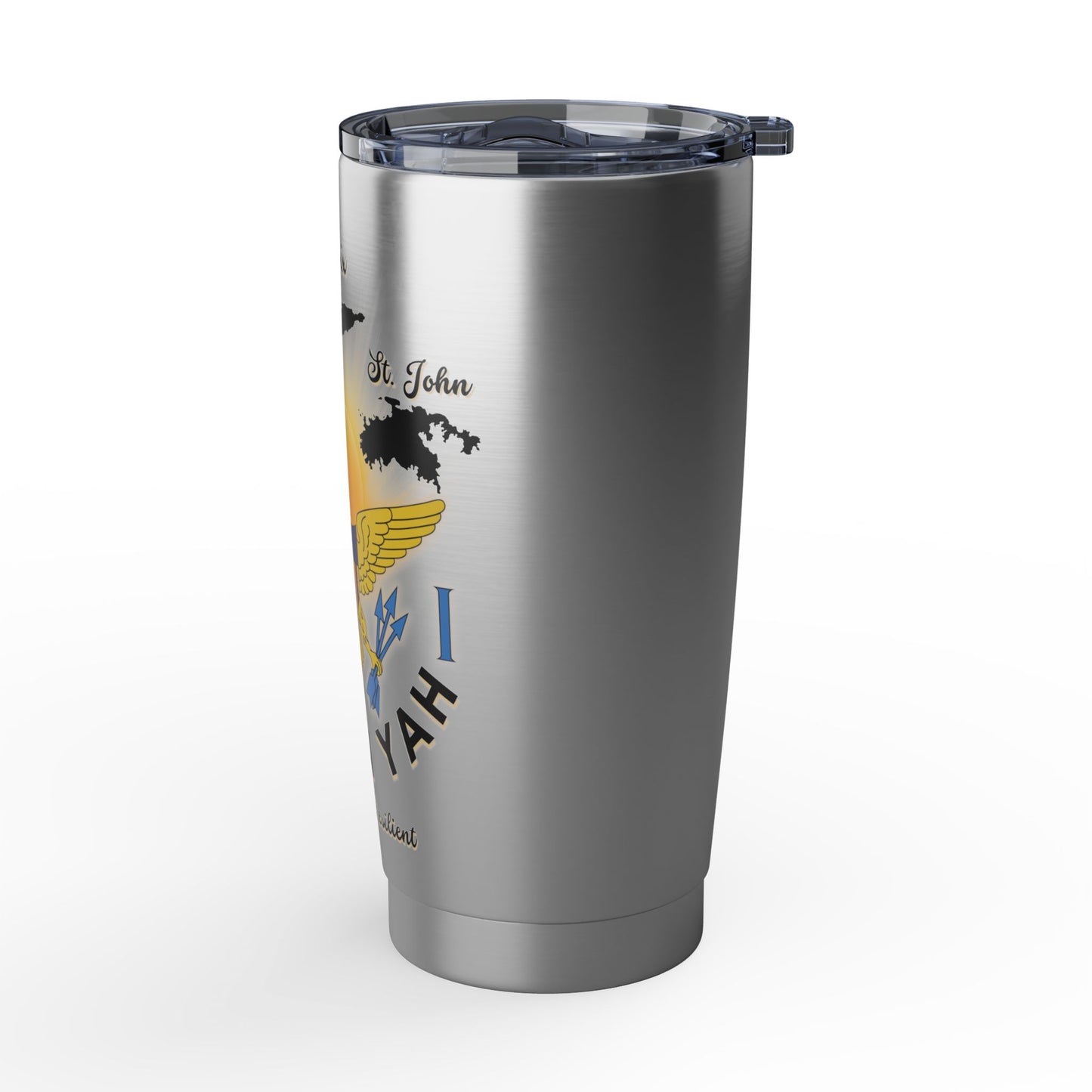 Tumbler Virgin Islands 'I Bahn Yah' 20oz