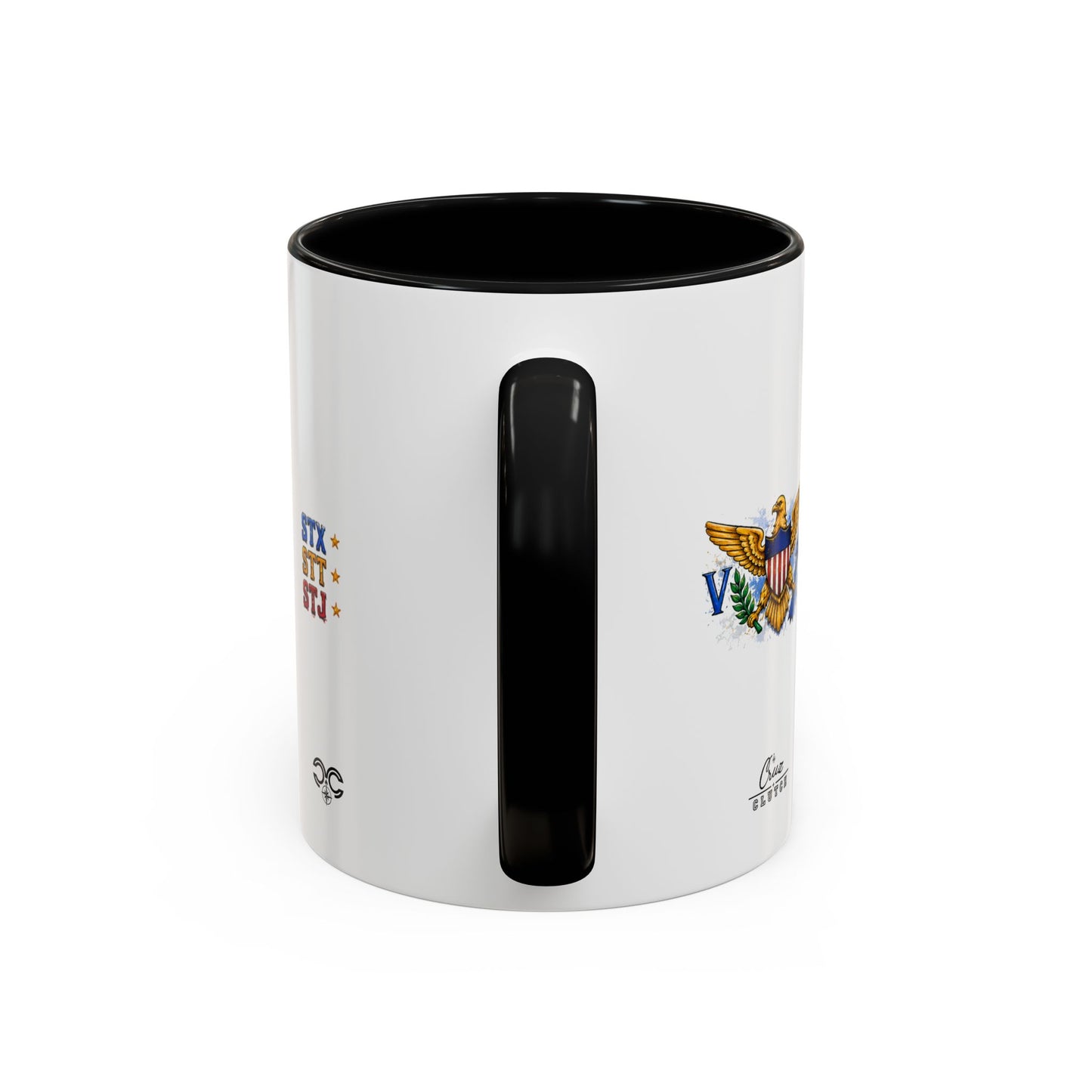 Accent Coffee Mug — "The islands don't leave you." St. Croix Inspired 11/15oz
