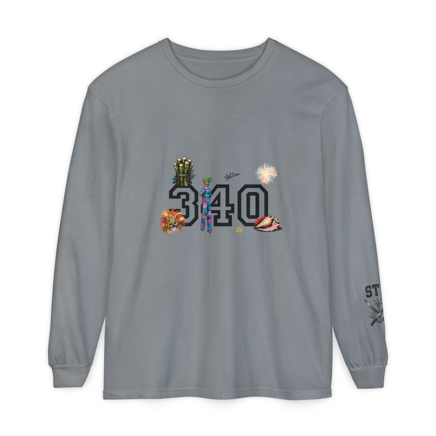 Cruz 340 Long Sleeve Tee — Island Vibes Graphic Shirt