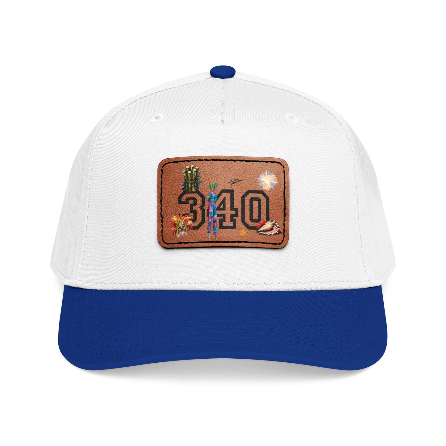 Hams Bluff 340 Leather Patch Baseball Cap