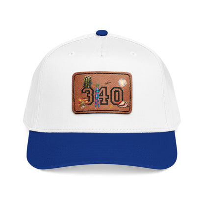 Hams Bluff 340 Leather Patch Baseball Cap