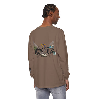 Cruz 340 Long Sleeve Tee — Island Vibes Graphic Shirt
