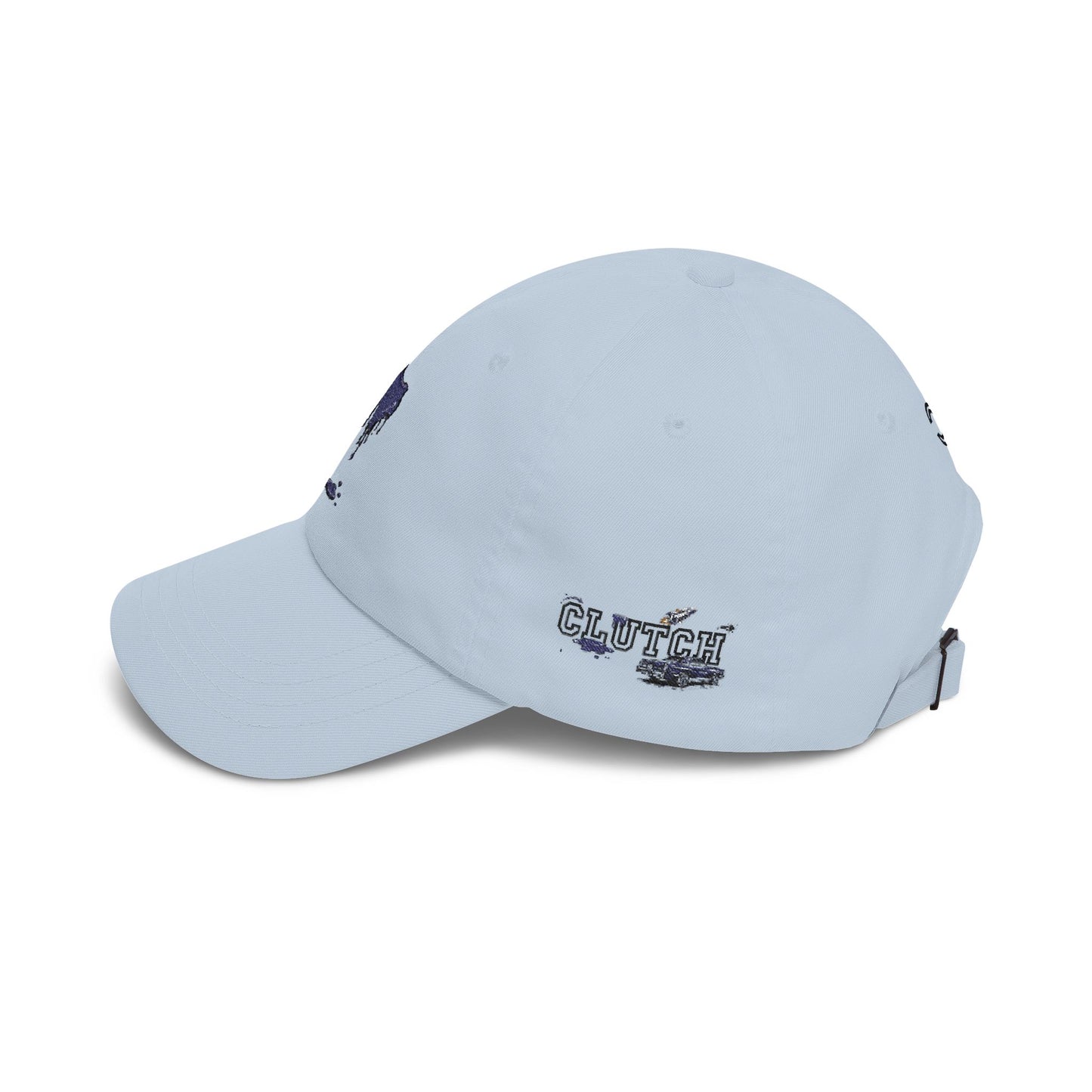 Dripping Texas Outline Dad Cap — White Embroidered State Hat