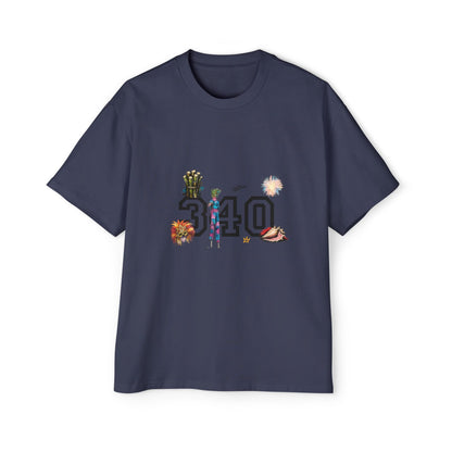Cruz 340 Graphic Tee — Beach Vibes Men’s Oversized T-Shirt