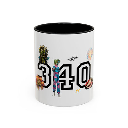 Accent Coffee Mug — "The islands don't leave you." St. Croix Inspired 11/15oz