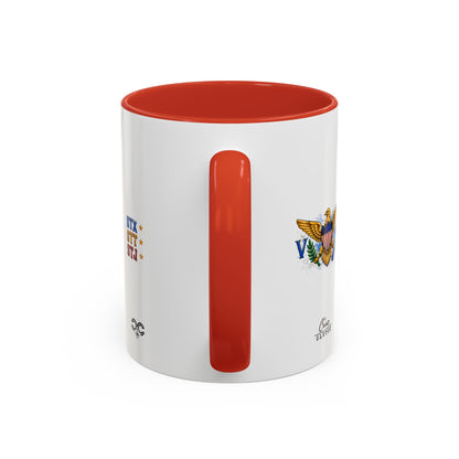 Accent Coffee Mug — "The islands don't leave you." St. Croix Inspired 11/15oz