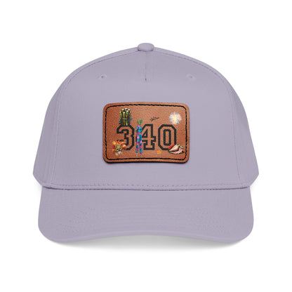 Hams Bluff 340 Leather Patch Baseball Cap
