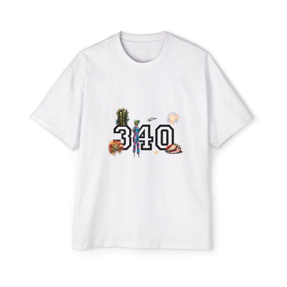 Cruz 340 Graphic Tee — Beach Vibes Men’s Oversized T-Shirt