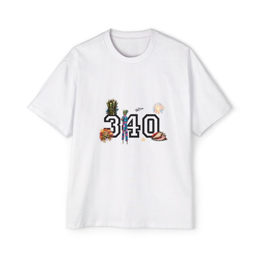 Cruz 340 Graphic Tee — Beach Vibes Men’s Oversized T-Shirt