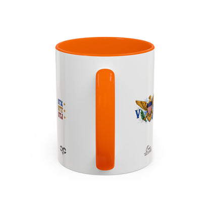 Accent Coffee Mug — "The islands don't leave you." St. Croix Inspired 11/15oz