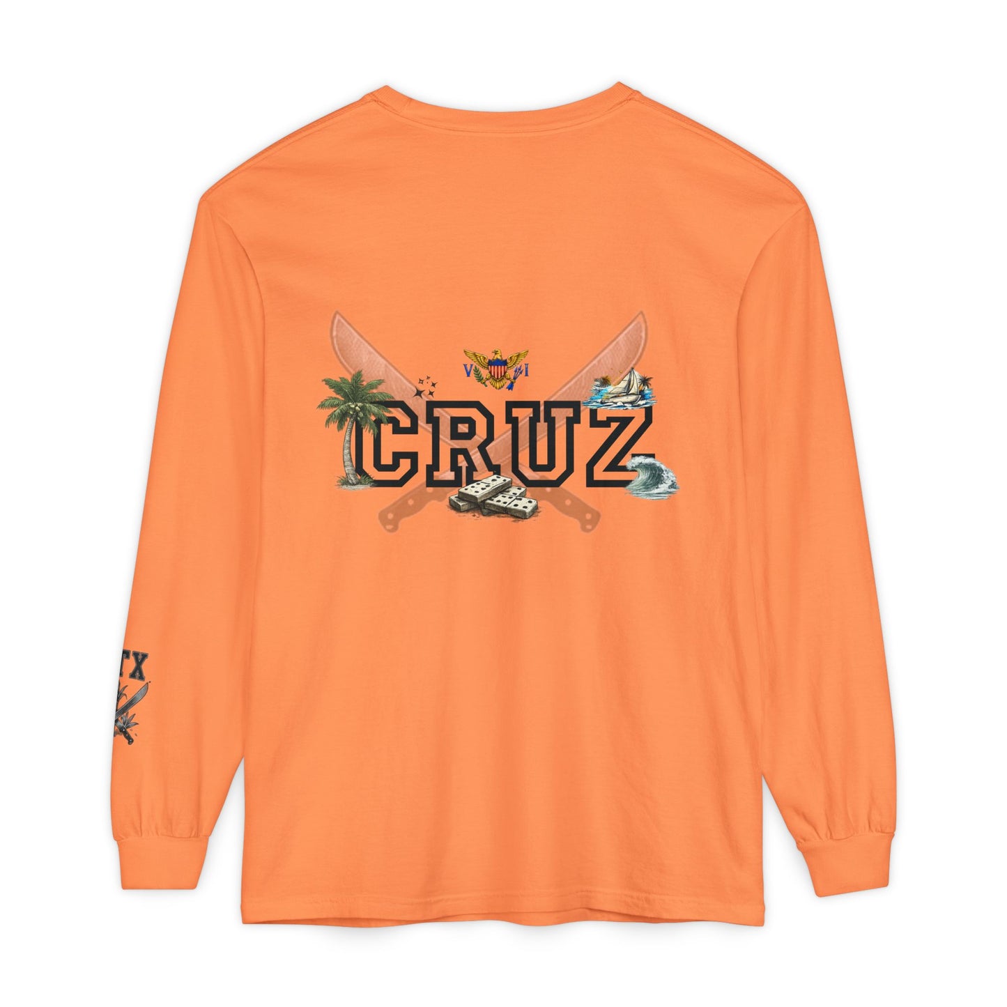Cruz 340 Long Sleeve Tee — Island Vibes Graphic Shirt