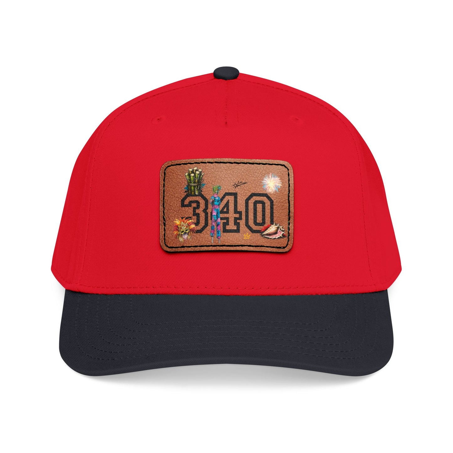 Hams Bluff 340 Leather Patch Baseball Cap
