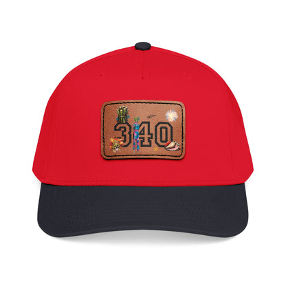 Hams Bluff 340 Leather Patch Baseball Cap