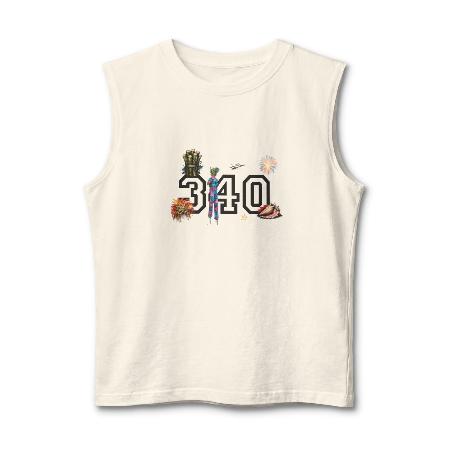 St. Croix Islands Muscle Tank — "340"
