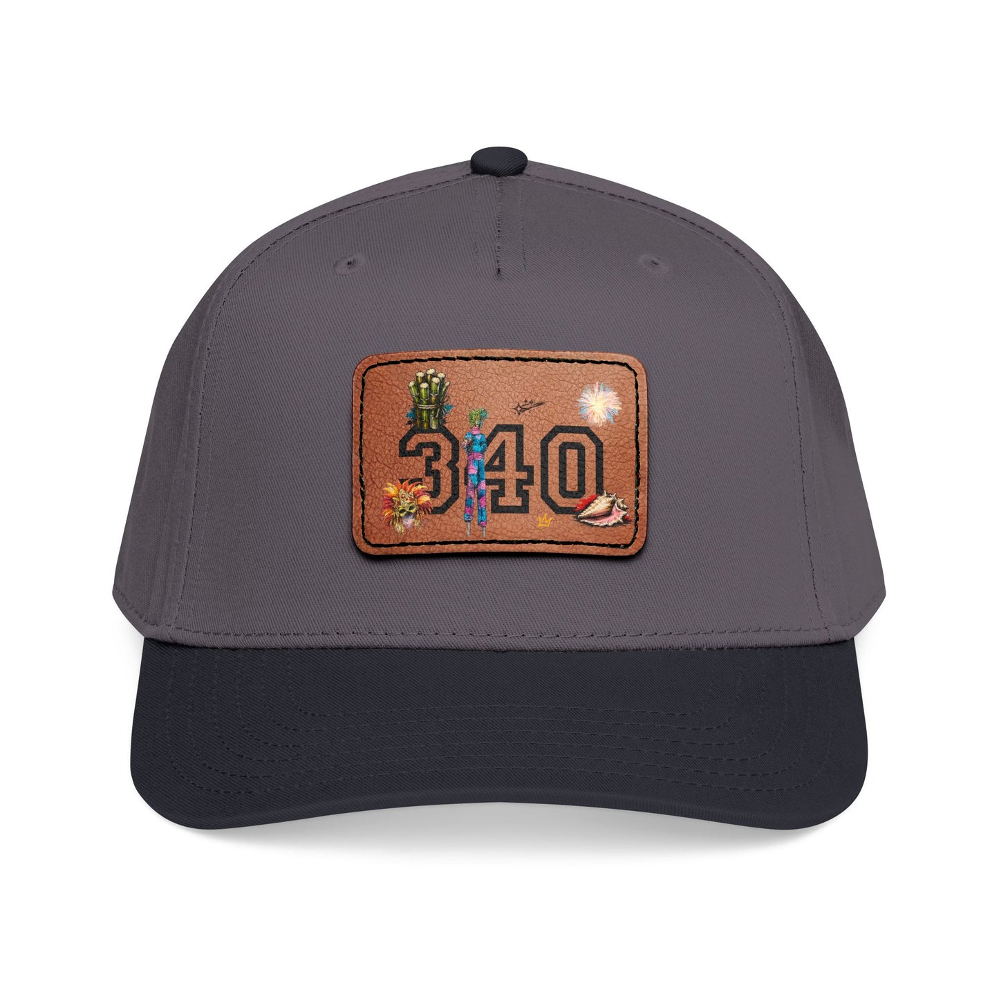 Hams Bluff 340 Leather Patch Baseball Cap
